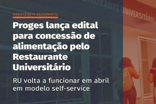 RU volta a funcionar em abril em modelo self-service