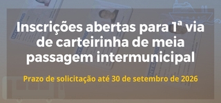 Solicitação poderá ser feita até 30 de setembro.