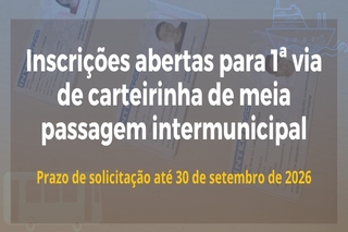 Solicitação poderá ser feita até 30 de setembro.